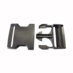 1" Bainbridge International A089 Plastic Black Snap Buckle | Blackburn Marine Sailboat Hardware